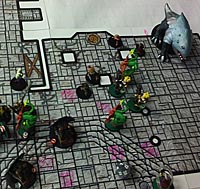 miniatures roleplaying session